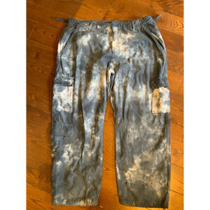 Sanctuary At Ease Cargo Pants Gray Tie Dye Size 34